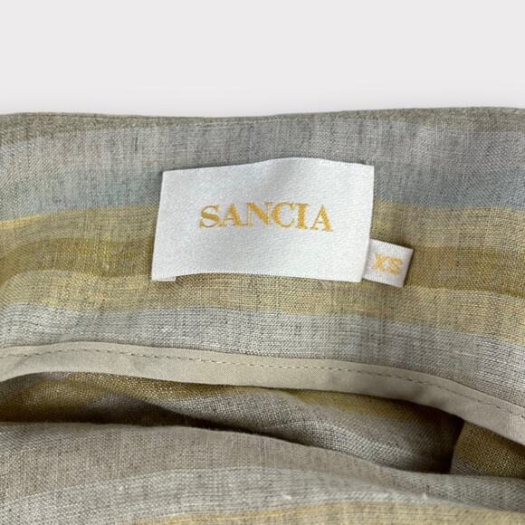 Anthropologie Sancia Striped Linen Cami Size XS - Picture 5 of 7